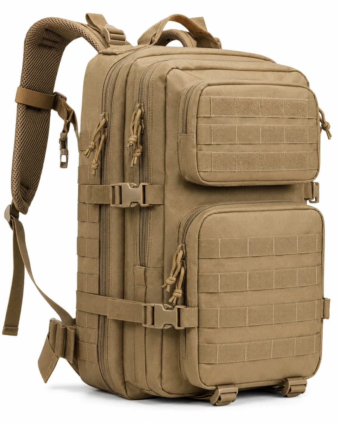 Sac à dos militaire tactique 40L kaki imperméable