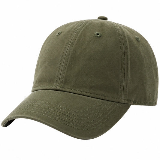 Casquette de baseball ajustable vert olive
