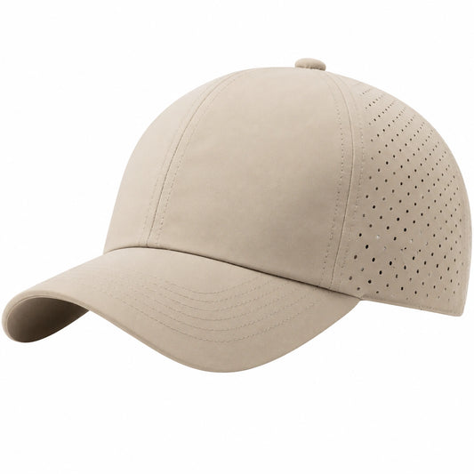 Casquette Beige Respirante Unisexe