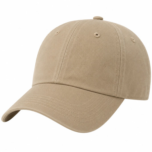 Casquette de Baseball Réglable Beige