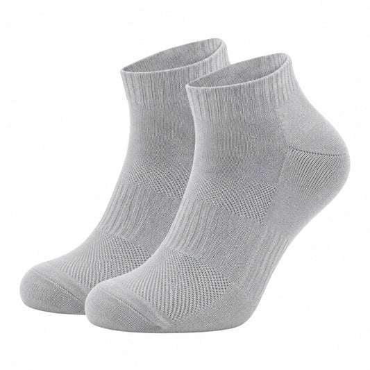 Chaussettes courtes respirantes grises pour adultes