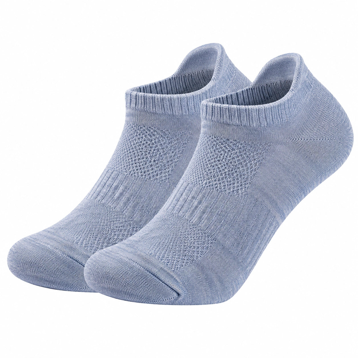 Chaussettes courtes respirantes bleu clair
