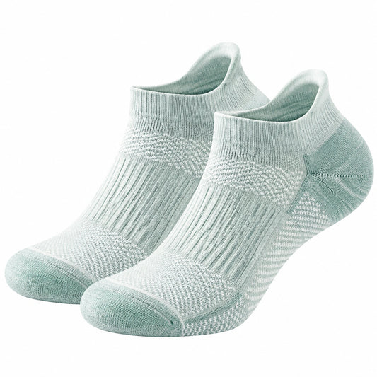 Chaussettes courtes vert clair pour adultes unisexe