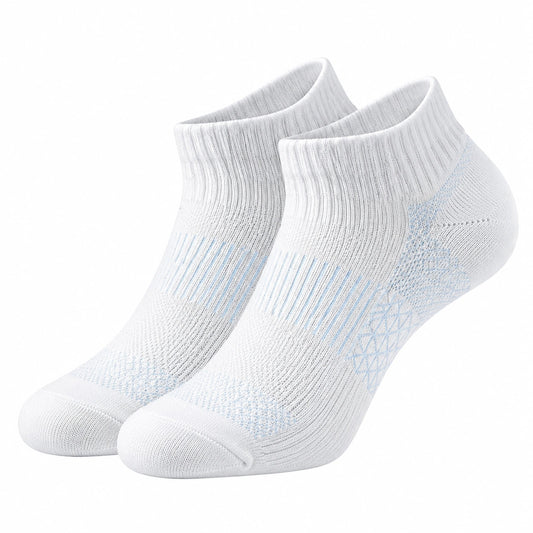 Chaussettes Courtes Respirantes Blanc pour Adultes