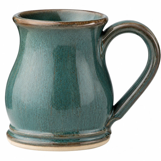 Mug en céramique émaillée vert classique 350ml